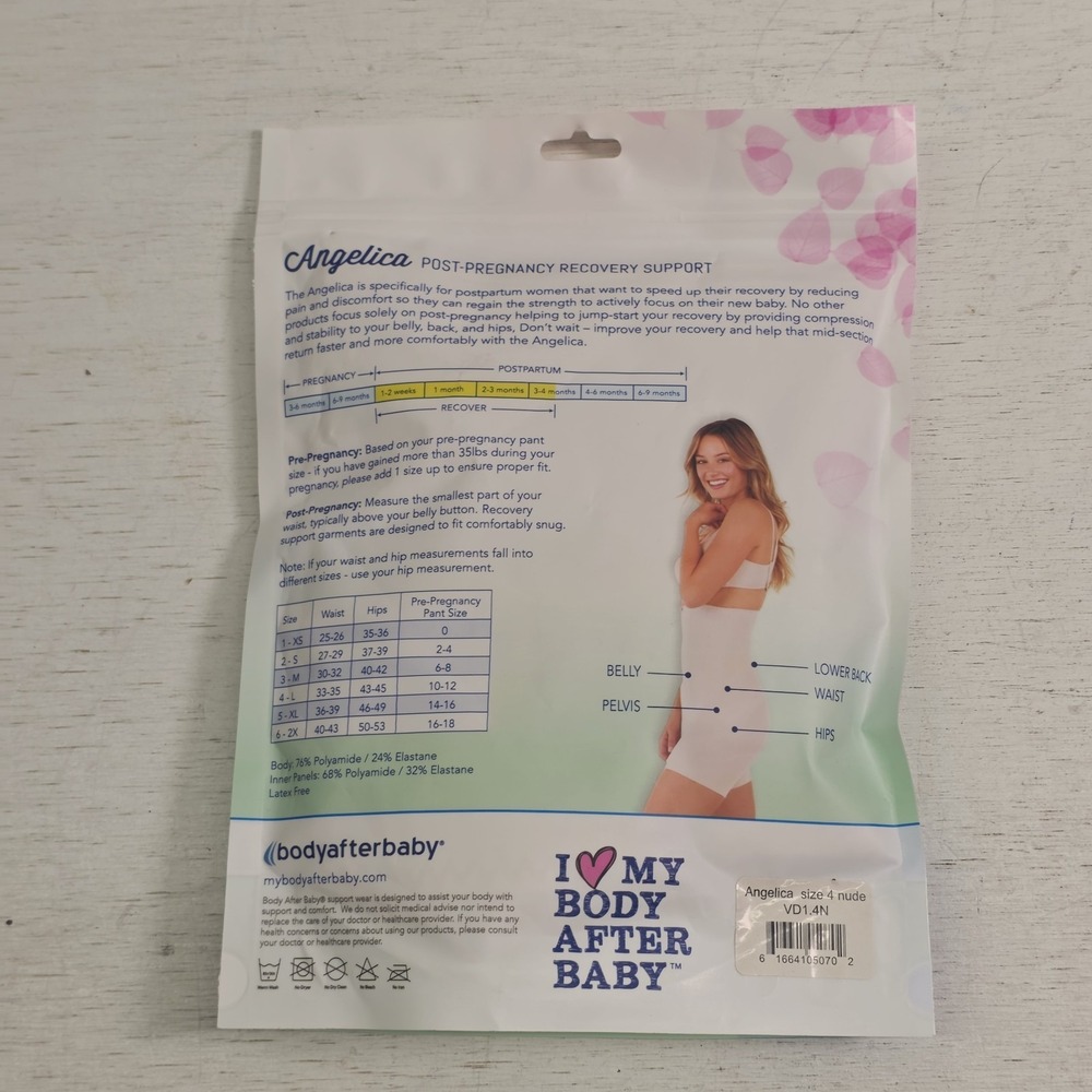 Body After Baby Womens Maternity Angelica Post-Pregnancy Recovery Support Nude 4 - Picture 2 of 3